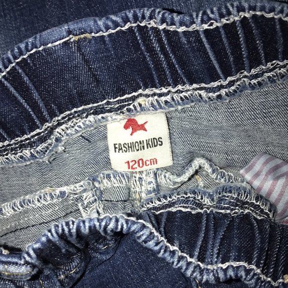 Distressed jeans Fashion Kids 120cm 4 pockets stretchy waist ππ - Picture 3 of 3